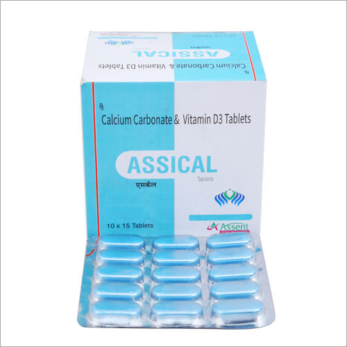 Calcium Carbonate And Vitamin D3 Tablets Dry Place