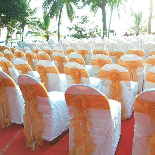 Mandap Flower Panel And Chair Bow