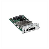 4 Port with PoEPoE+ Gigabit Ethernet LAN Switch Network Interface Modules