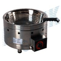Gas Fryer With Round Basket