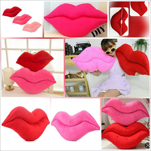 Different Color Available Lip Shaped Cushions