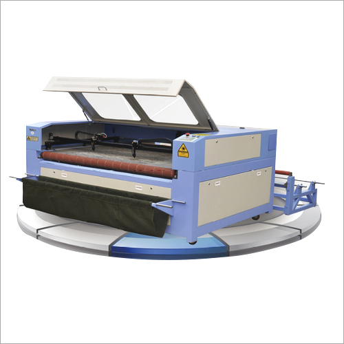 Semi Automatic Auto Feed Laser Fabric Cutting Machine
