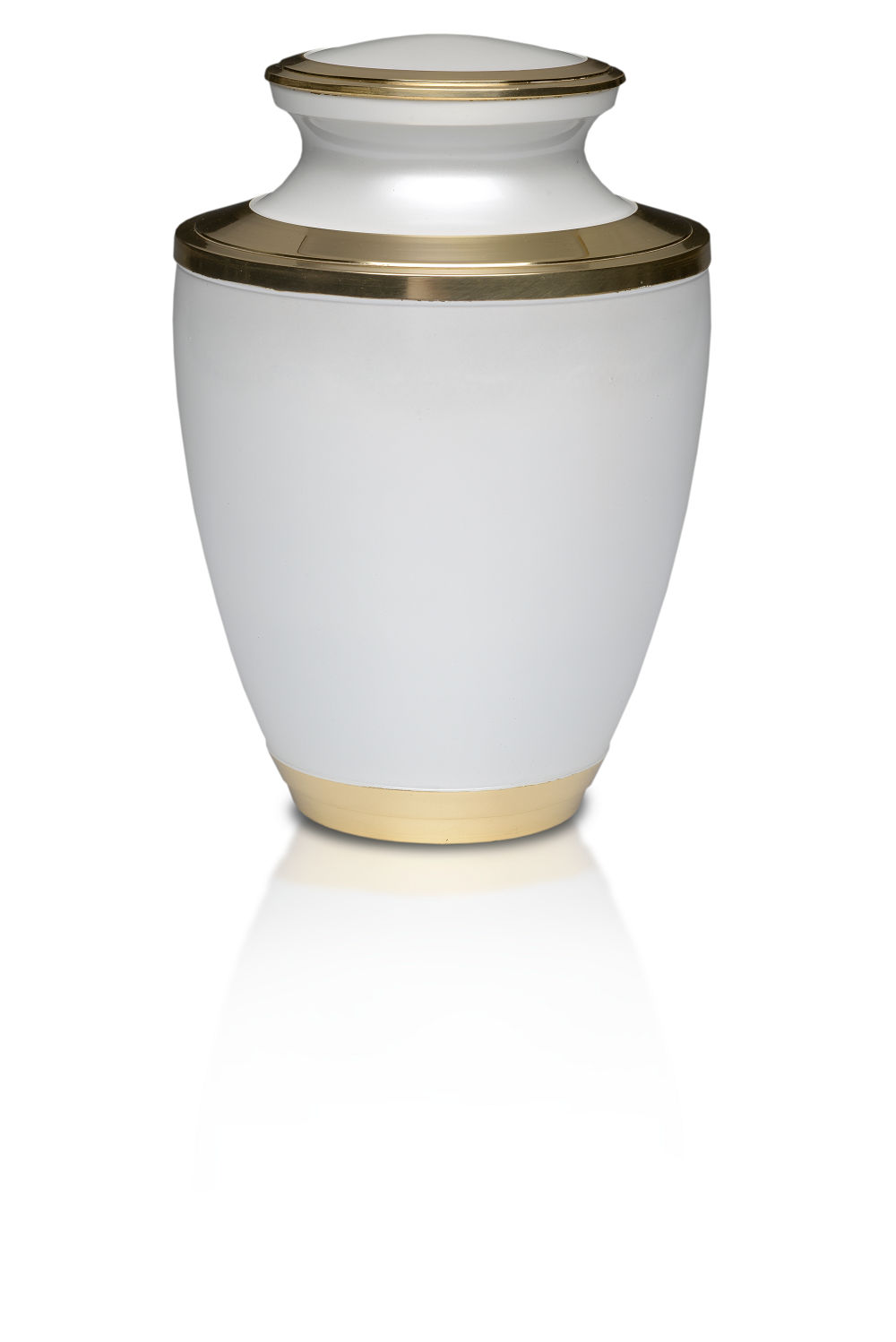 New Mother of Pearl Brass Urn