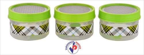 BIO SEAL 500 ML DLX - Plastic PP Material, Airtight & Leak-Resistant, Available in Four Elegant Designs for Home Use