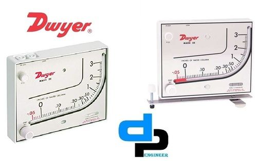 DWYER MARK II MOLDED PLASTIC MANOMETER