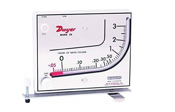 Dwyer Mark II 40-1 Series Mark II Molded Plastic Manometer