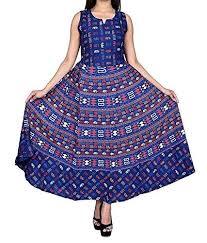 Jaipuri Cotton Long One Piece Dress