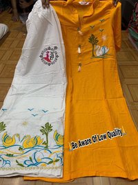 Rayon Fabric Plazo Kurtis