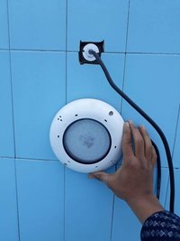 swimming pool under water light