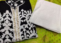 Fancy Cotton Embroidered Dress Material