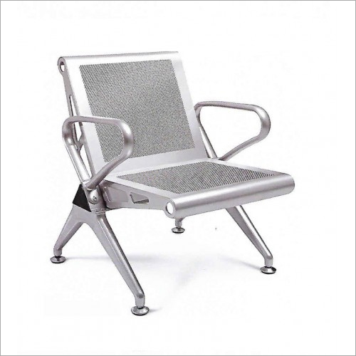 Single Seater MS Perforated Seating Chair