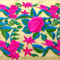 Shawl Embroidery Designs Work - Color: Multicolor