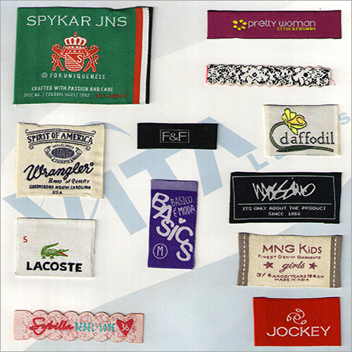 Custom Woven Labels - Use: Garment/Apparel Industry