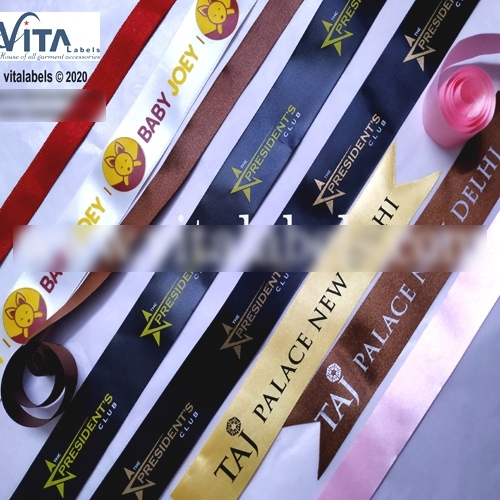 Printed Ribbon Custom - Color: As Per Requirement/Customised