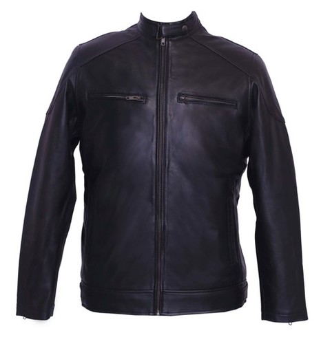 Black Men Leather Jacket
