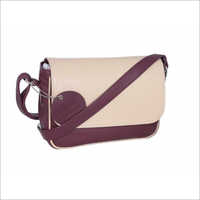 Ladies Flap Closure Sling Bag