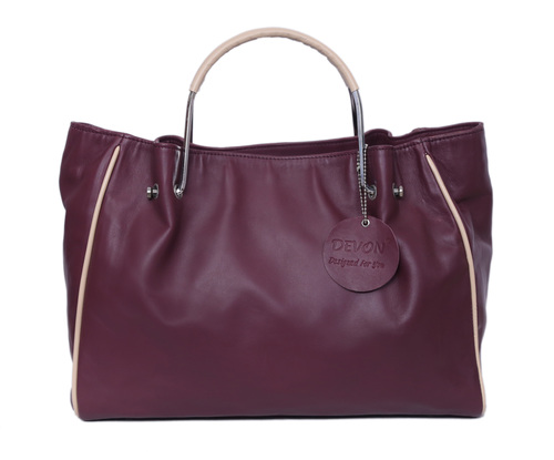 Leather Ladies Top Handle Handbag