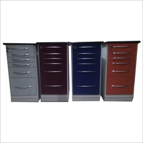 Blue Dental Portable Cabinet