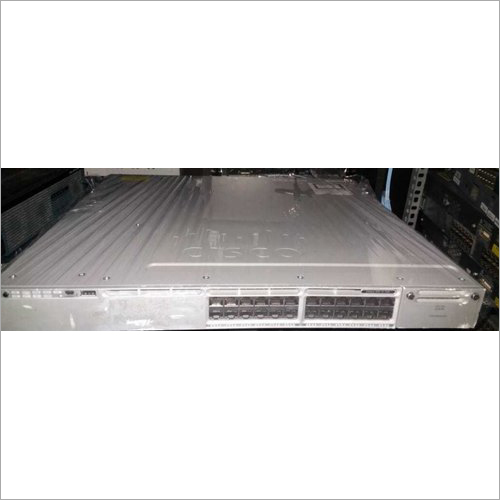 Silver Cisco Catalyst Ws-C3850-24P-S Switch