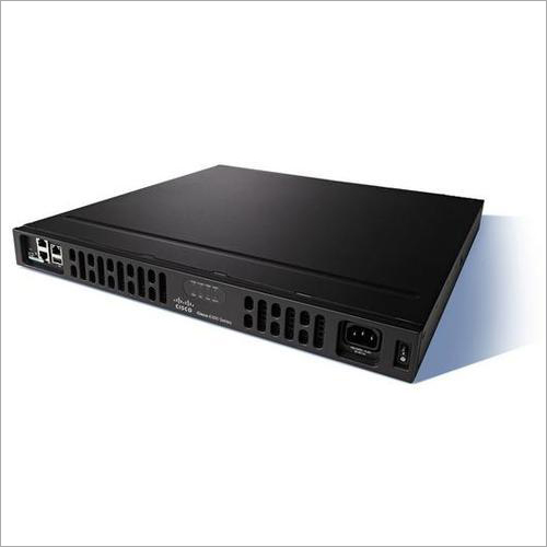 Cisco ISR4331-K9 Router - Wired, 220V, Matte Black | 1GBPS Speed, 3 LAN Ports, 2 Card Slots, DHCP Connectivity