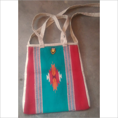Available In Different Color Printed  Handloom Bag