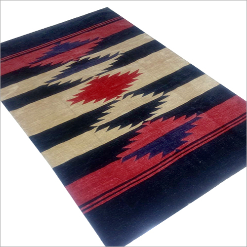 Multicolor Handloom Carpet Easy To Clean