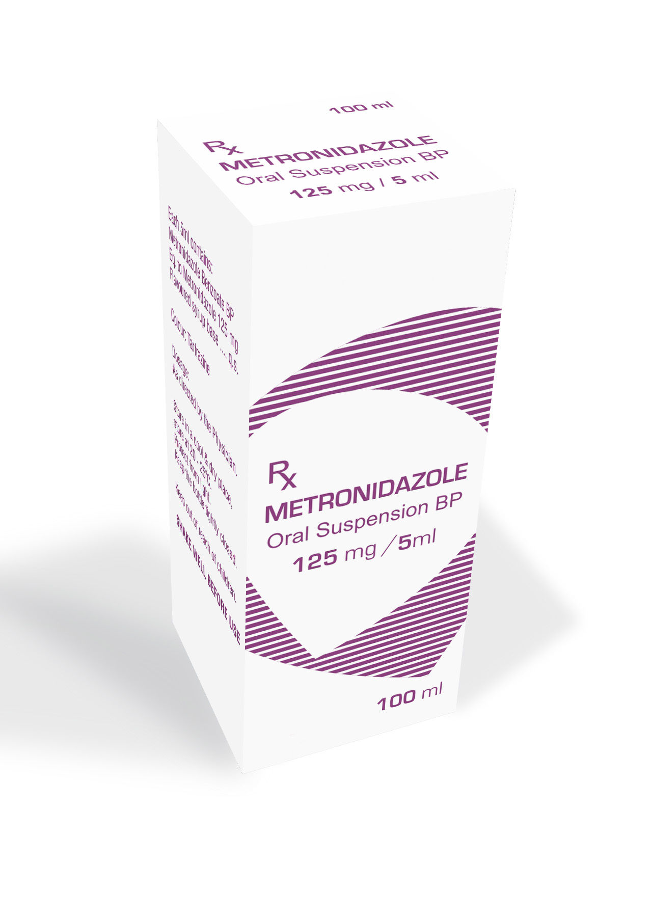 Metronidazole Oral suspension BP 125mg/5ml