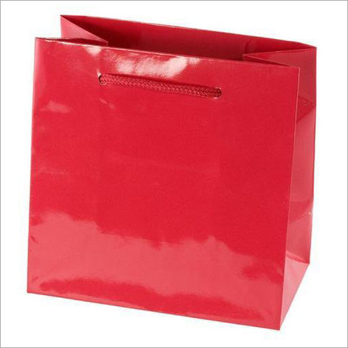 Laminated Paper Carry Bag Size: Customized