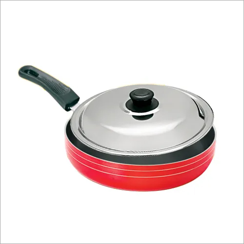 Red And Silver Non Stick Fry Pan