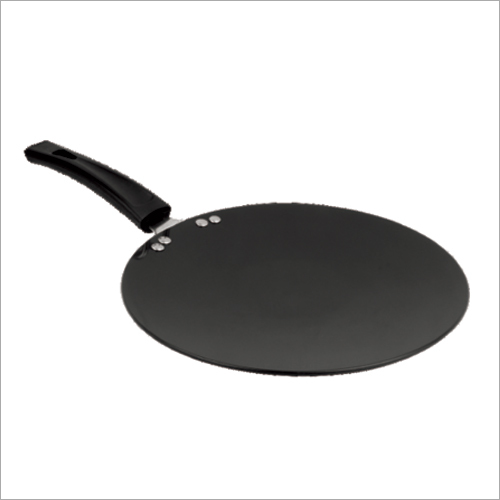 Hard Anodized Roti Tawa - Stainless Steel Blade, 12-Inch Diameter | Black Finish, Ideal for Pureeing and Cooking Perfect Roti