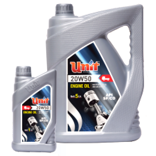 API CD-SF Unit 20W50 Gas Engine Oil