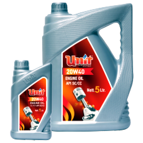 API SC-CC Unit 20W40 Multigrade Engine Oil