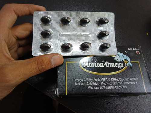 Morion-Omega soft gelatin capsules