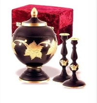 Beautiful Silver Gold Cremation Set