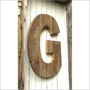Polished Wooden Sign Letter