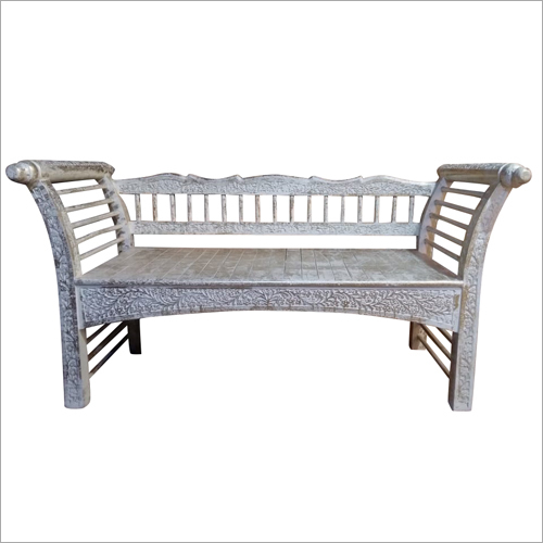 Wooden Antique Sofa - Customizable Dimensions , Polished Finish and Multiple Color Options for Indoor Drawing Rooms