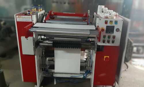 Silver & White Thermal Paper Slitting Rewinding Machine