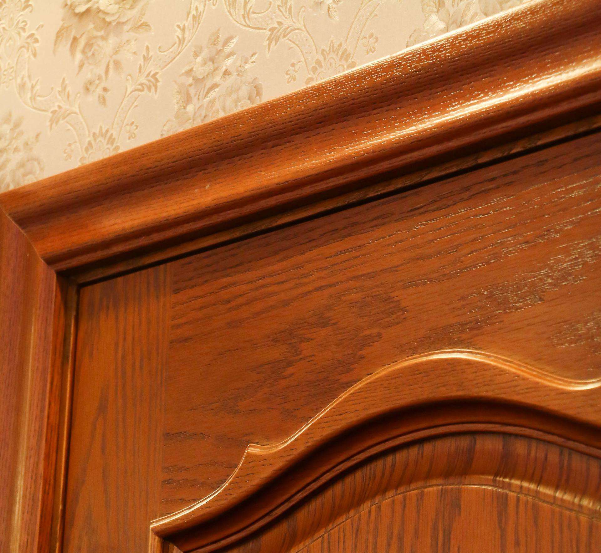 High Quality Solid Oak Wood Panel Door