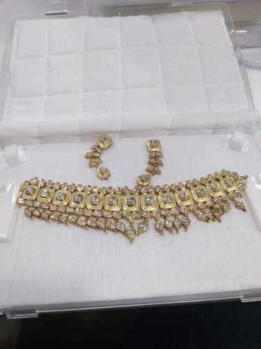 Kundan Gold Necklace Grade: Available In All Grades