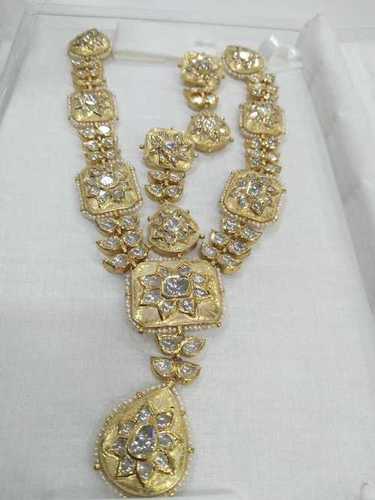 Kundan Gold Necklace Grade: Available In All Grades