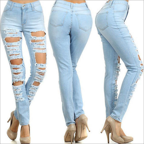 Ladies Ripped Jeans By BENGAL INTERNATIONAL BAZAR