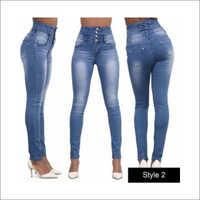 Ladies High Waist Jeans