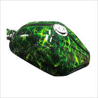 Green Bike Tank Hydrographic Film