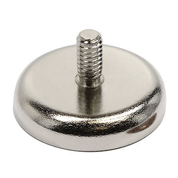 Rectangle Pot Magnets With Stems With Outer Threads