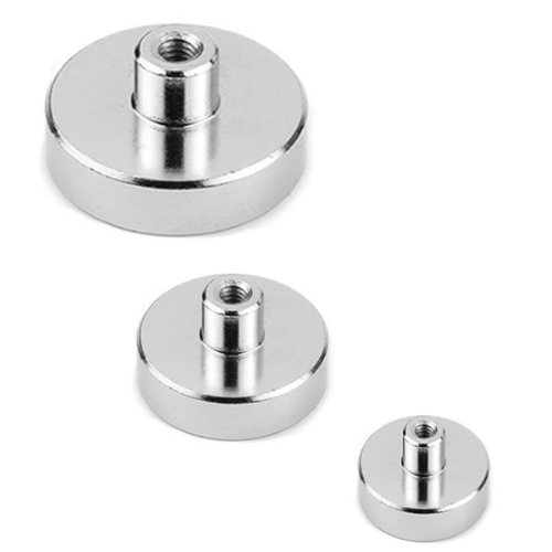 Rectangle Pot Magnets With Inner Threads