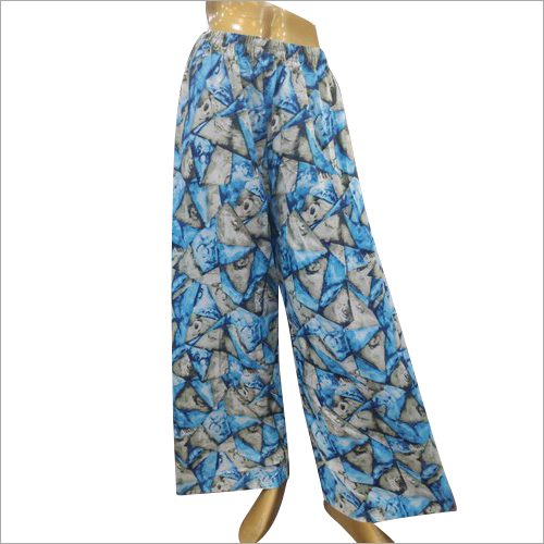 Ladies Printed Rayon Palazzo - Casual Ethnic Wear | Multicolor, Quick Dry, No Fade, Washable, Suitable for All Seasons, Available in Sizes S to XXL