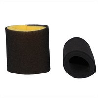 Air Filter Foam - Foam Material, 5.5 X 3.5 X 2.5 Inches , Black Cylindrical Design With 99% Filtration Efficiency