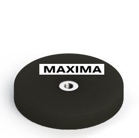 Rectangle Pot Magnets Rubber-Coated