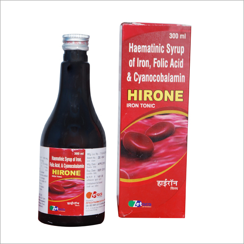 300 ml Haematinic Syrup of Iron Folic Acid And Cyanocobalamin