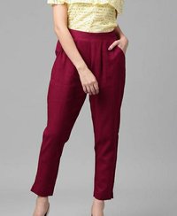 Women Solid Pencil Pants
